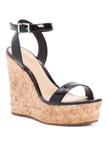 schutz platform sandals