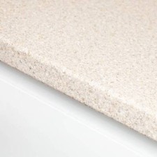 Cream Laminate Kitchen Worktop, Taurus Beige- 3m, 4m Lengths, 38mm Thick