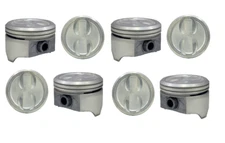 4.00" Bore 9:1 Comp Dish Top Pistons Set w/ Pins for Chevrolet SBC 350 5.7L