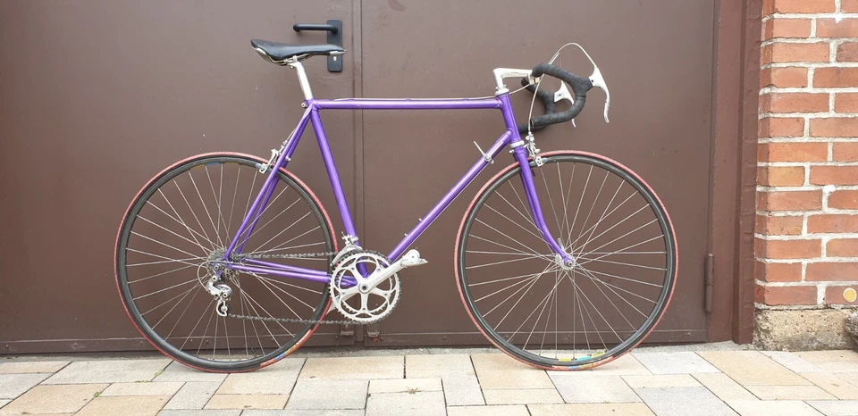 RENNRAD SHIMANO DURA-ACE EX 7200 STAHLRAHMEN STAHL VINTAGE 1985 STAHLRAHMEN TOP - Bild 2 von 4