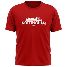 Nottingham Skyline Kids T Shirt shirt Football Sports Event Boys and Girls Fo...