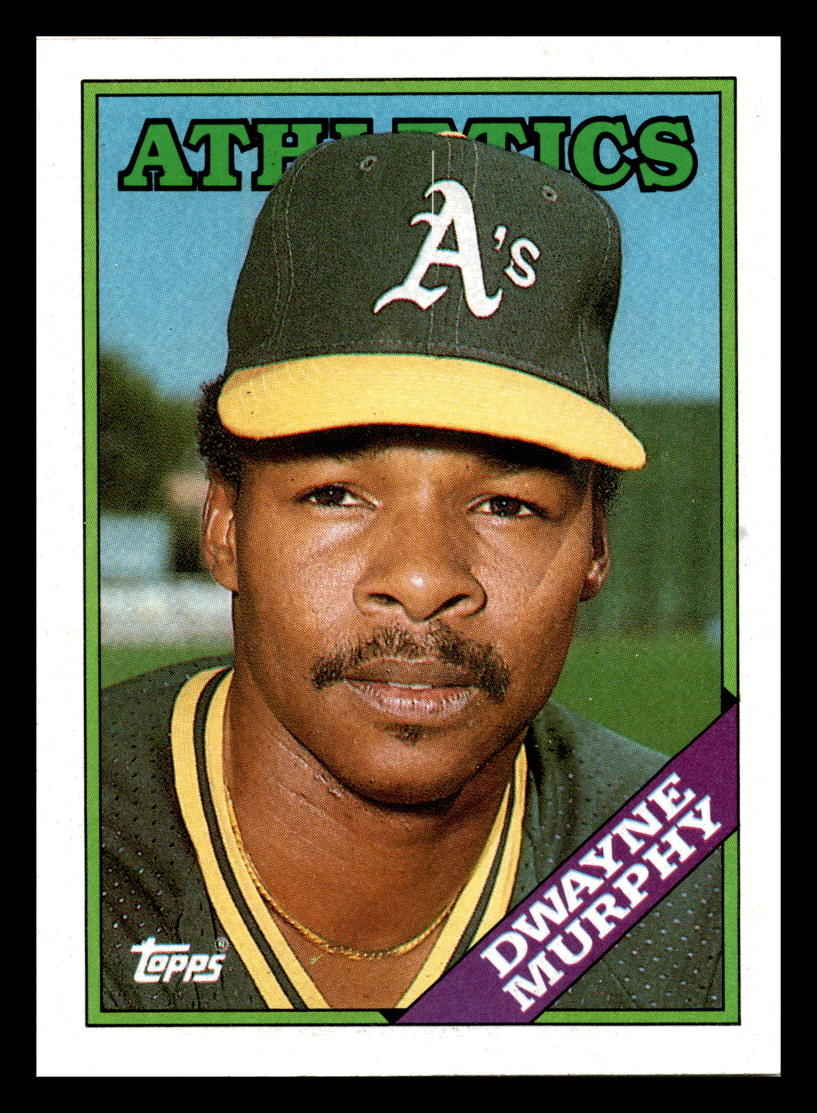 1988 Topps Dwayne Murphy Oakland Athletics #424 NM-MINT