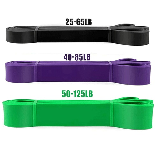 Heavy Duty Resistance Band SET POWER Loop Exercise Yoga Gym Fitness Workout Band - Picture 24 of 26