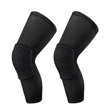 Compression Knee Pads Leg Sleeve Hex Knee Pads Anti Collision Football Youth