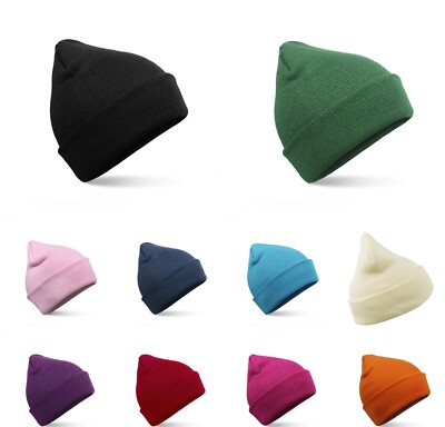 Beanie Hat Warm Soft Acrylic Autumn Winter Family Matching Hat