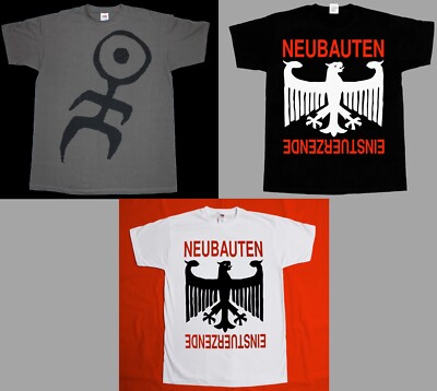 EINSTÜRZENDE EINSTURZENDE NEUBAUTEN RICHTERSKALA LOGOSHIRT NEW T-SHIRT 345XL