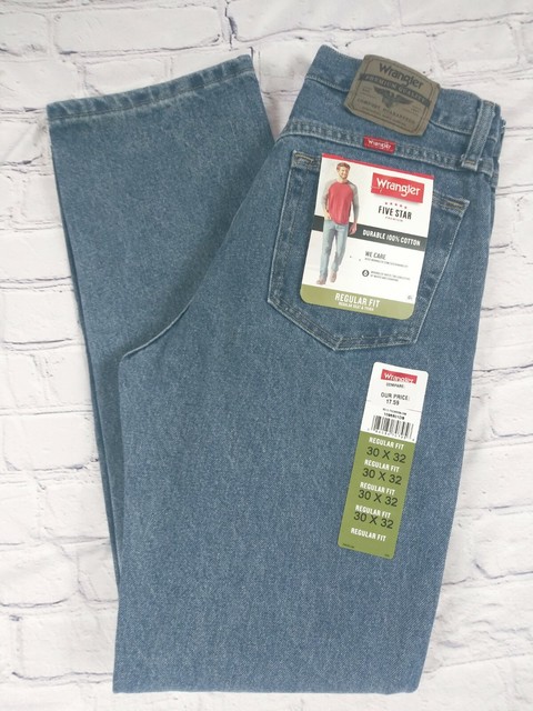 Wrangler Mens Jeans Hero Denim Blue30w 
