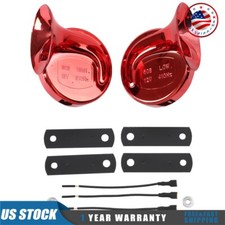 Universal Car Horn Auto Horn 120DB 12V Horn Waterproof High Low Tone For Electri