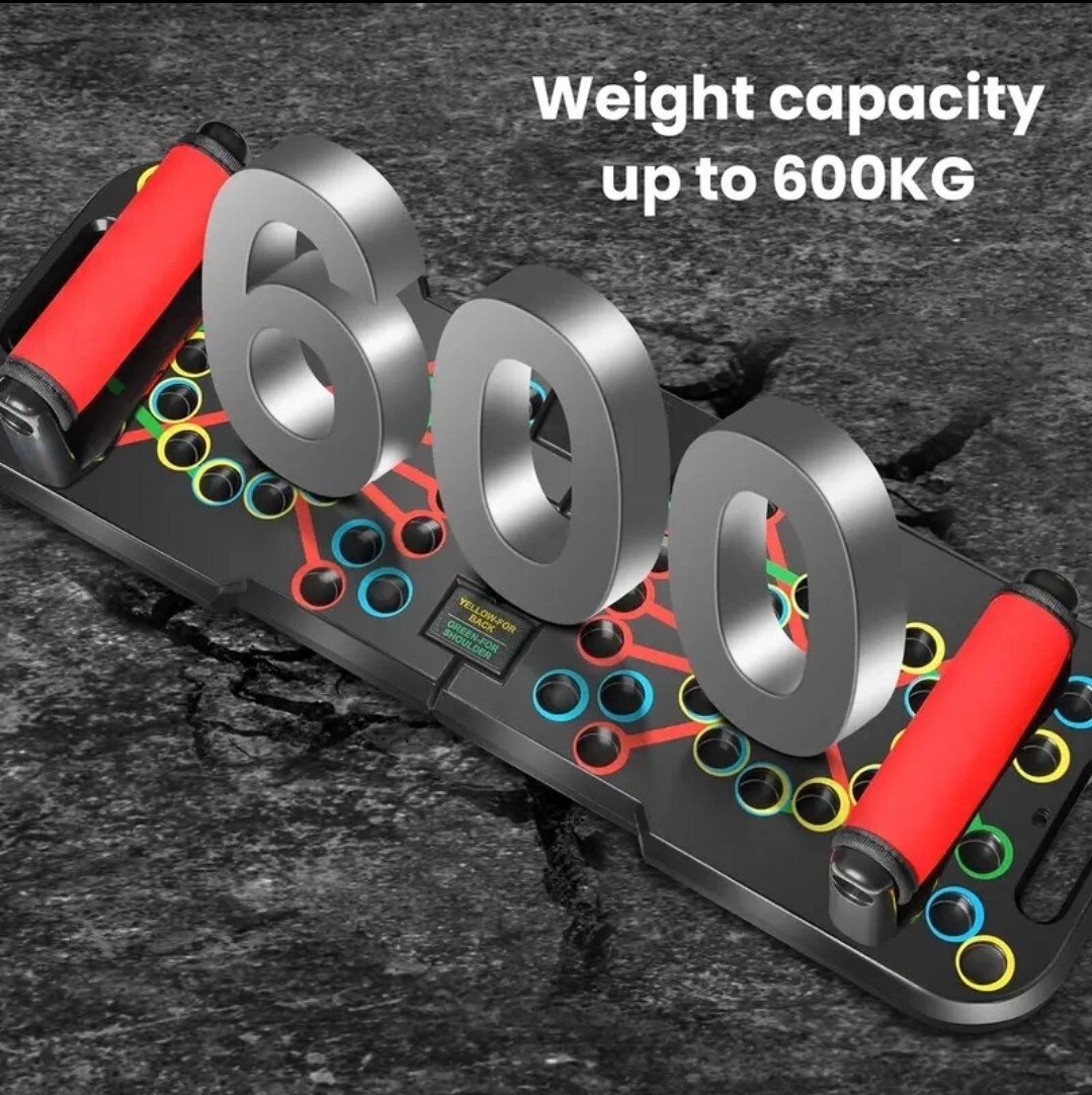 Push Up Board with Smart Count, Multi-Function 60 in 1 Push Up Bar.