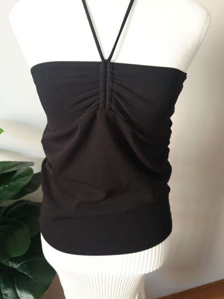 Luck And Trouble Black Halter Neck Top Sz 10