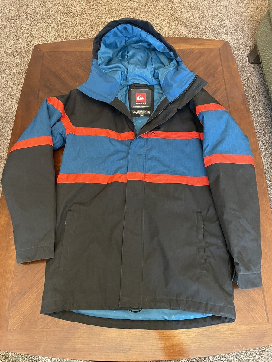 Quiksilver Jacket Snowboard Dry Flight 10k Ski Snow Coat Size