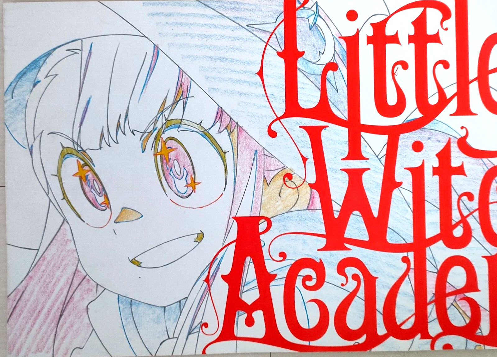 TRIGGER Little Witch Academia Exhibition Event Item Key Animation Art Book Rare