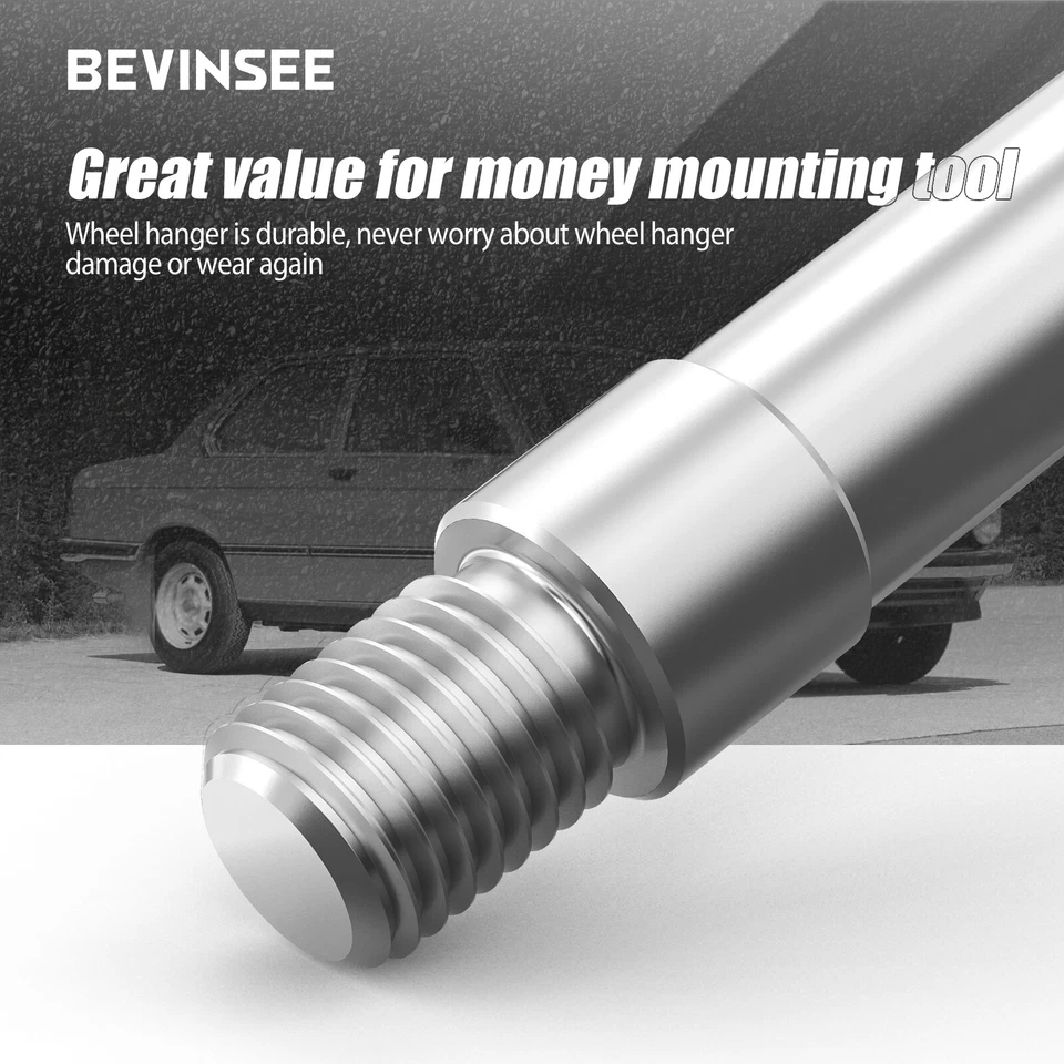 Herramienta de pasador de suspensión de rueda 12x1,5 guía de pernos de rosca para BMW para Mercedes 2 piezas Foto 4 de 4