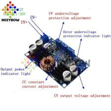LTC3780 DC 5V-32V to 1V-30V 10A Automatic Step Up Down Regulator Charging Module