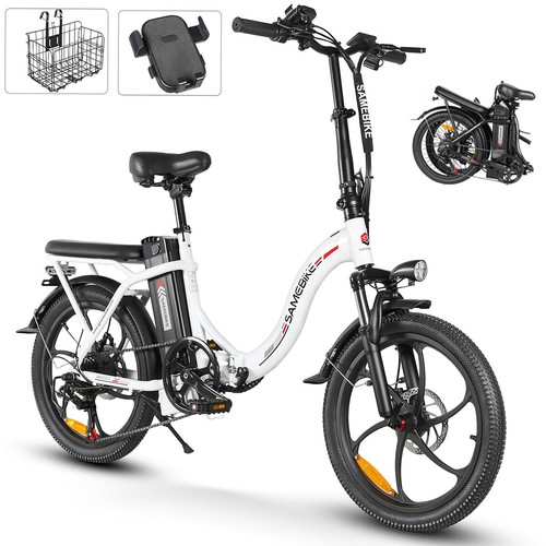 SAMEBIKE 20 Zoll Klapprad E-Bike 250W Elektrofahrrad Bike E-Bike für Herre Damen - Bild 2 von 18