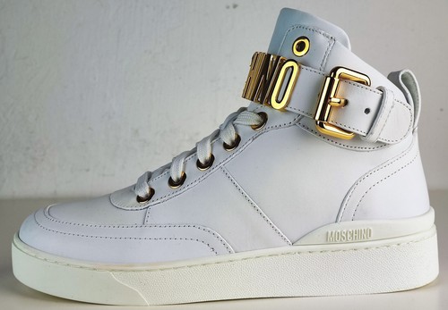 MOSCHINO Knöchel-Sneaker Damen Schuhe High-Top Sneaker Sportschuhe Gr.39 NEU - Bild 13 von 15