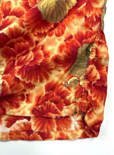 Vintage 50s Sears Hawaiian Shirt Mens Sz Medium Everglaze Minicare Made In Japan - Picture 10 of 11