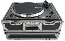 Harmony HC1200BMKII Flight DJ Turntable Custom Case fits Audio Technica AT-LP120