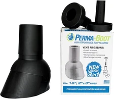Pipe Boot Repair Flashing Adjustable 1.5 to 3 Inch ID