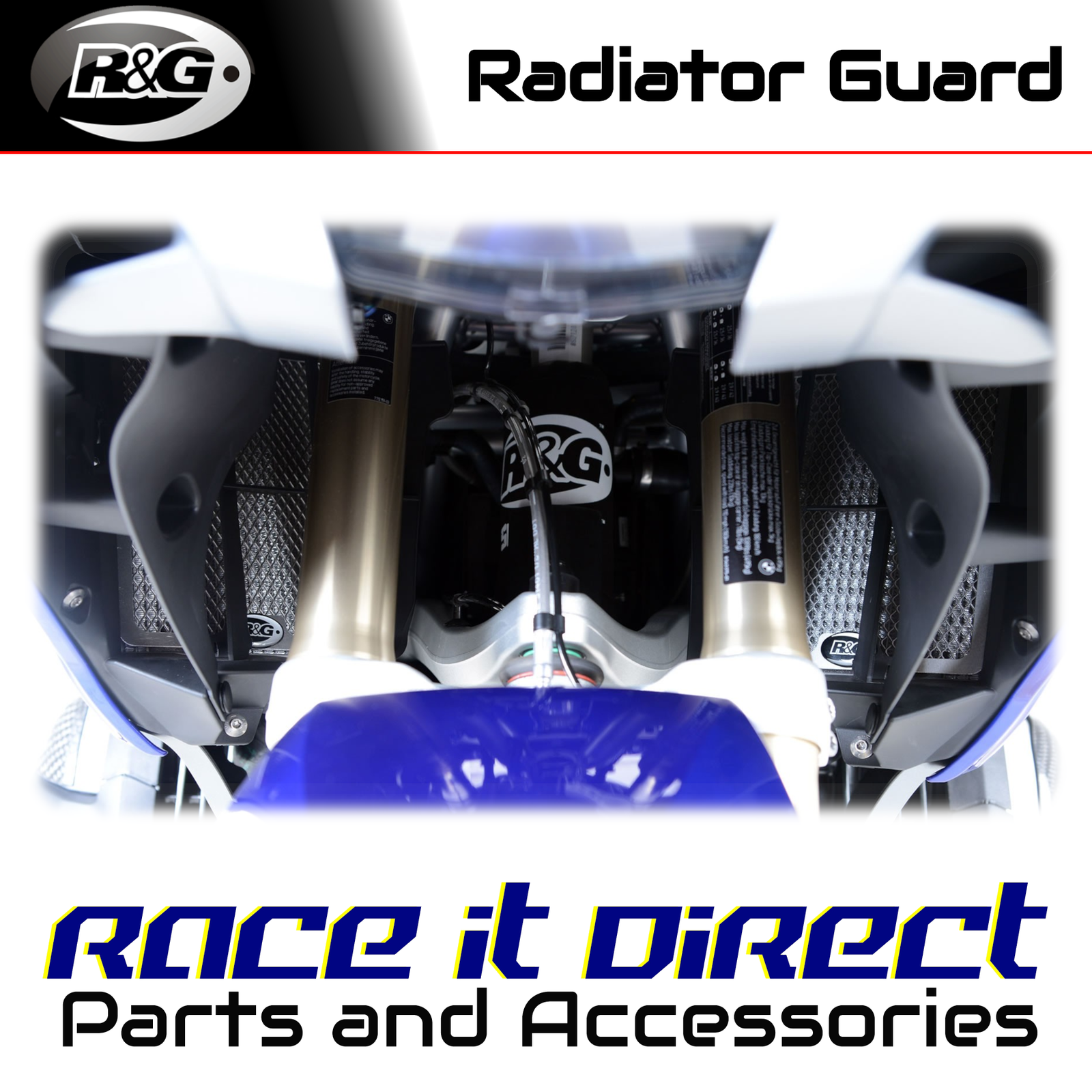 Aluminium Radiator Guard for BMW R1200RT 2014-2018 R&G