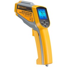 Dual Laser Temperature Gun -50 550 , Adjustable Emissivity