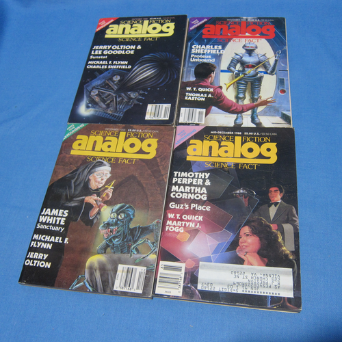 Lot Of 40 Vintage Analog Science Fiction Magazine 1986-1990 Bova Asimov Clarke - Picture 11 of 17