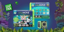 NEW LeapFrog LeapMove Gaming Console Motion-Based Learning 25 Preload Games