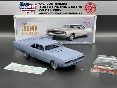 1/25 1970 Chrysler 300 Hurst Resin Model Kit   Premium Quality with Decals