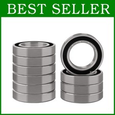 Industrial Grade Deep Groove Ball Bearings 10 Pcs 