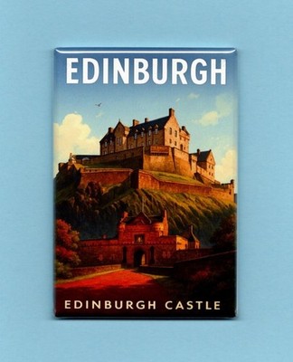 EDINBURGH SCOTLAND TRAVEL POSTER *2X3 FRIDGE MAGNET* FOREIGN WORLD VACATION TRIP