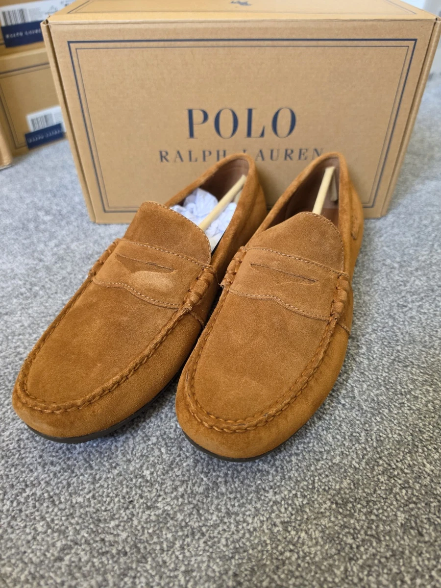 Polo Ralph Lauren Reynold Brown Suede Driving Loafer‎ Penny Driver 9.5D 14557 Ralph Lauren M Loafer Casual Shoes for Men for sale | eBay main image 3