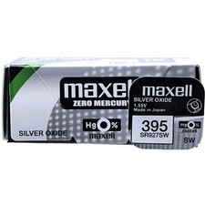 10 x Maxell 395 Batteries Battery Box Mercury Free Silver Oxide SR927SW 1.55V