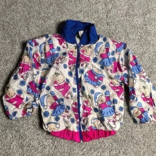 Vintage Snow Bears Winter Jacket Holiday Toddler Size 4 JPI Company 80s 90s