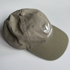 Adidas Original Relaxed Strapback Cap Adult Adjustable Khaki Green Athletic