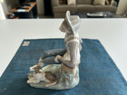 SUPERB RETIRED 7 3/4" Lladro #4659 SHEPHERD BOY w/DOG FIGURINE Glazed MINT — photo 2