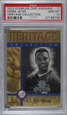 2003 Donruss Diamond Kings Heritage Collection Derek Jeter PSA 10 GEM MT 04b0