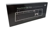 Keychron Q6 Max QMK/VIA Wireless Custom Mechanical Keyboard Barebone Knob Ver...