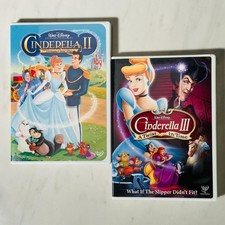 Disney DVD Lot of 2 - Cinderella II - Cinderella III