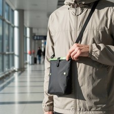 0.8L Shoulder Pouch Small Capacity Extremely Lightweight Chest Bag Fold-Over