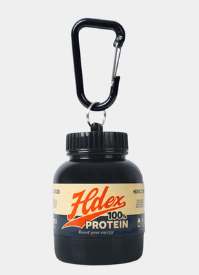 Korea Brand HDEX B.Y.E Protein Container M 100ml Gym Training Sports Keyring