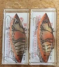 Lot Of 2. Bill Lewis Rat-L-Trap. Magnum Trap. ¾ oz. 3 1/2". MG46N