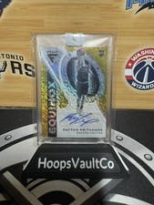 7/10 GOLD Auto 2020-21 Panini PAYTON  PRITCHARD Flux Uncirculated Equinox Rookie