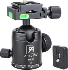 ARTCISE Tripod Ball Head Camera Tripod Ball Head Mount 36Mm Diameter Ball