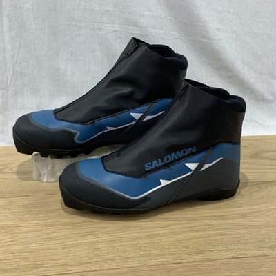 Salomon Escape Cross-Country Black Blue Ski Boots Men s Size 8.5