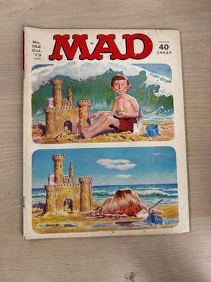 MAD Magazine Oct 1973 #162 Alfred E. Neuman Nixon Watergate Mini-Poster