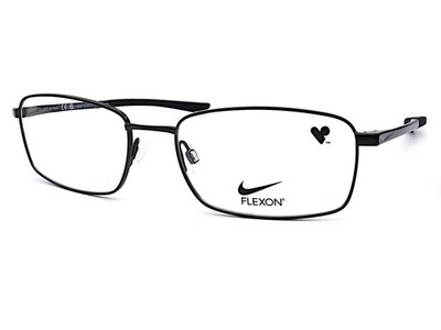 Nike Flexon Lesebrille wählbar +0,25 bis +3,50 schwarz glänzend 56mm 4283 002