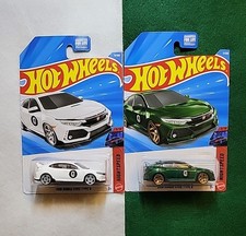 2026 Hot Wheels 2018 Honda Civic Type R NIGHTSPEED 3/10 Lot Of 2
