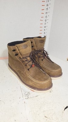 Men Size 15 BRUNT The Marin  Soft Toe Work Contractor Boot Brown Leather/ Used 