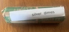 LOT OF 50 - 1 ROLL - ROOSEVELT DIME 90% SILVER COINS $5 FACE VALUE