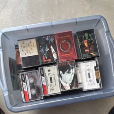 Box of cassette tapes